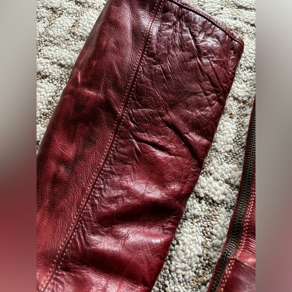 Vintage Red Frye Harness Boots - Picture 4 of 7